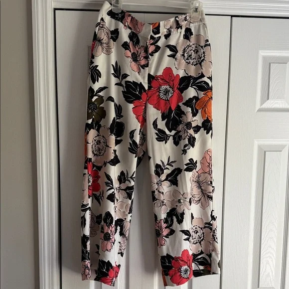 Ann Taylor Floral Wide-Leg Pants - Picture 1 of 5
